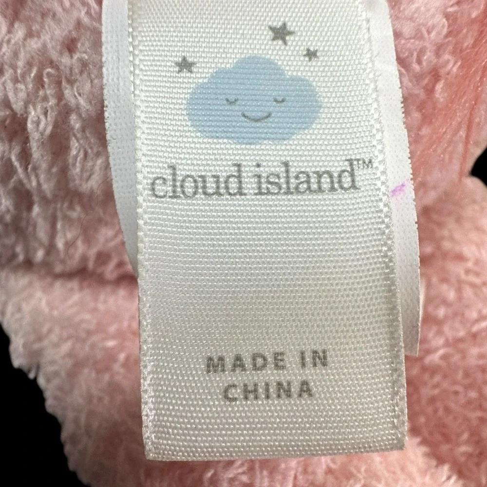 Cloud Island‎ Pink Peach Unicorn Plush Stuffed Animal 2023